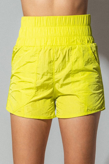 Ready To Get Away Lime Shorts