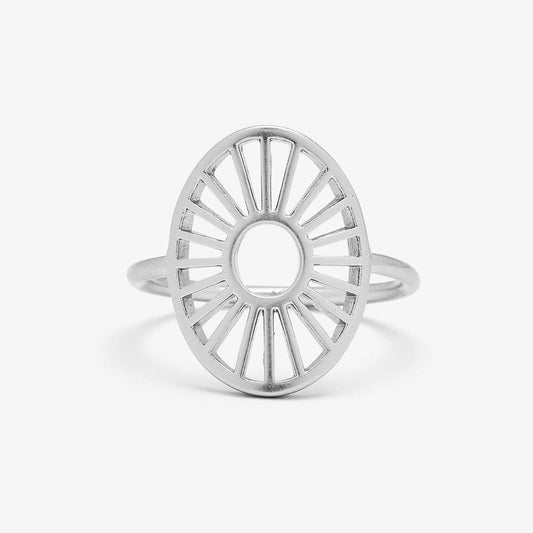 Sunburst Silver Ring
