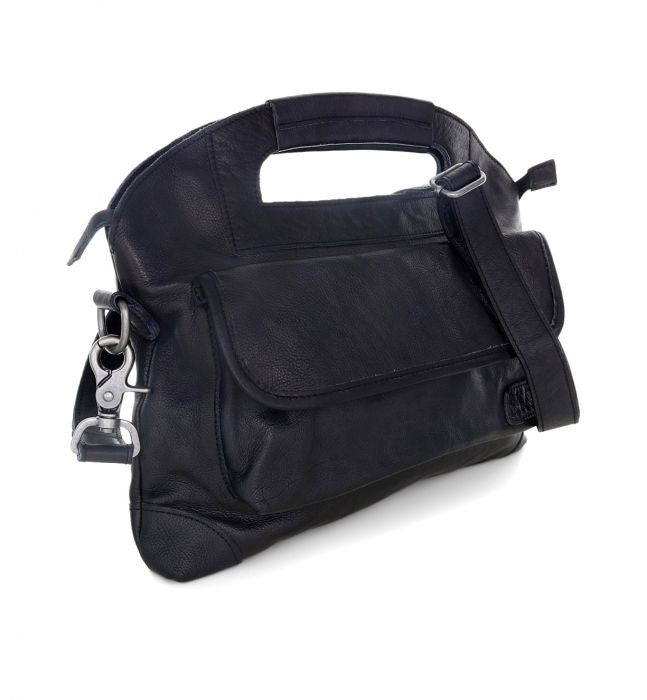 Greenway Black Rustic Crossbody Clutch