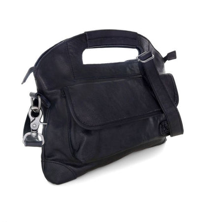 Greenway Black Rustic Crossbody Clutch