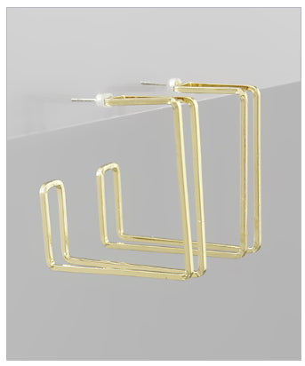 Without Limits Gold Hoops