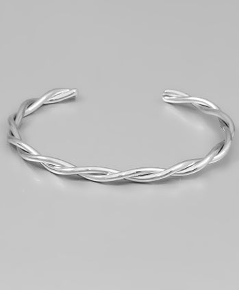 Inter Twined Silver Bracelet