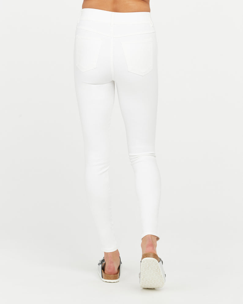 Ankle Skinny White Jeans – Ribbon Chix