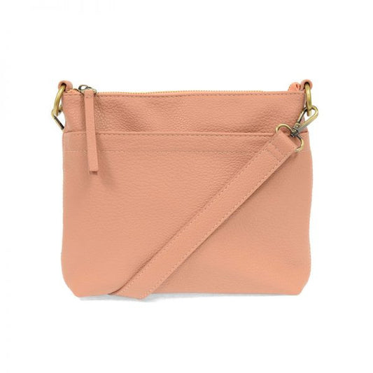 Layla Top Zip Blush Crossbody Bag