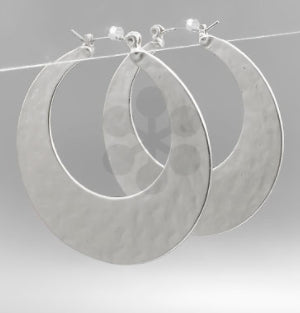 Palm Beach Silver Earrings