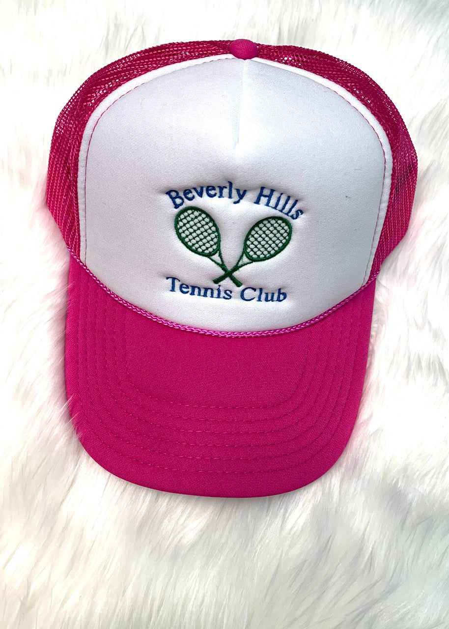 Beverly Hills Tennis Pink Cap