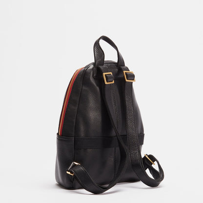 Hunter Medium Black Backpack