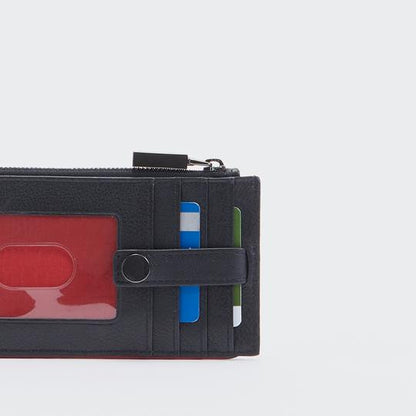 210 West Black And Gunmetal Wallet