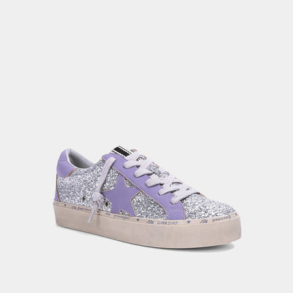 Pixie Silver Sparkle Sneakers