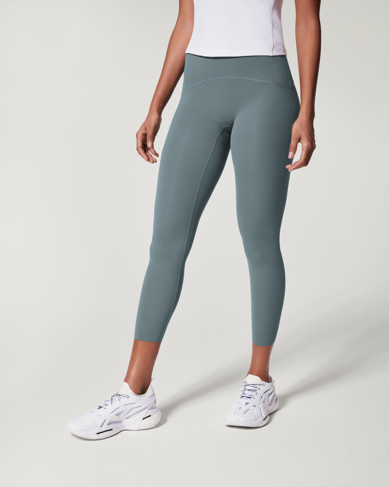 NEW Spanx Booty Boost Active Crop 7/8 Leggings Womens 3XL Green