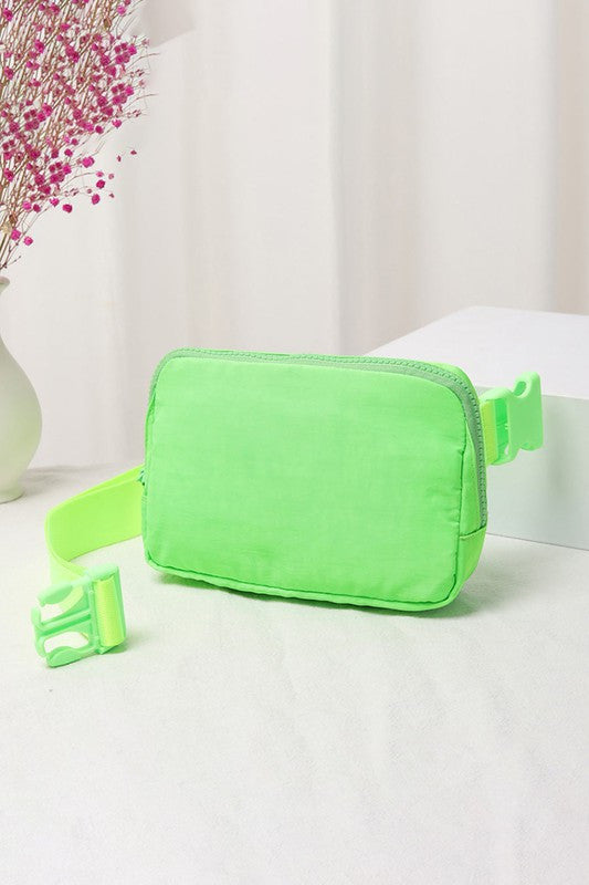 Wear Everywhere Neon Green Belt Bag
