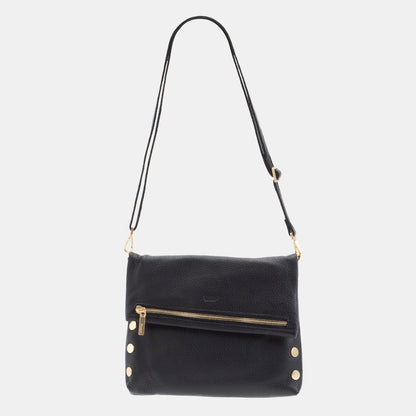 VIP Medium Black Leather Handbag
