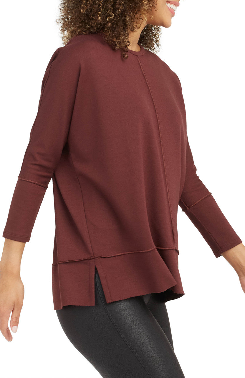 Spanx Perfect Length Hickory Rouge Top