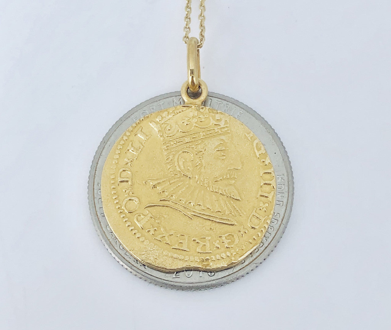 American Coin Treasures Miss Italy Italian 20 Lira Coin Pendant Necklace -  24 Inch Rope Chain - Walmart.com