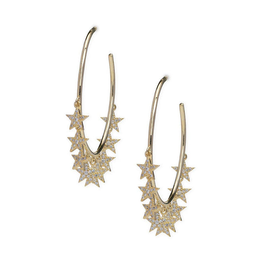 Dreamer Gold Hoop Earrings