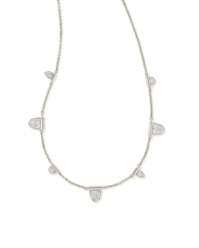 Adeline Strand Necklace in Silver