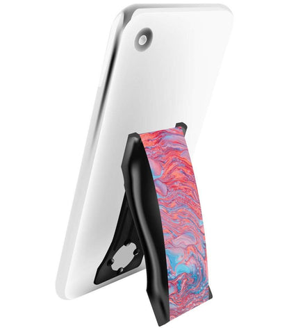 PRO Pink Marble Phone Grip & Stand