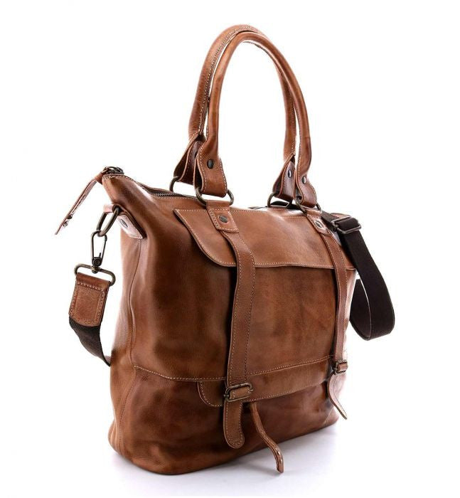 Big Fork Tan Rustic Handbag