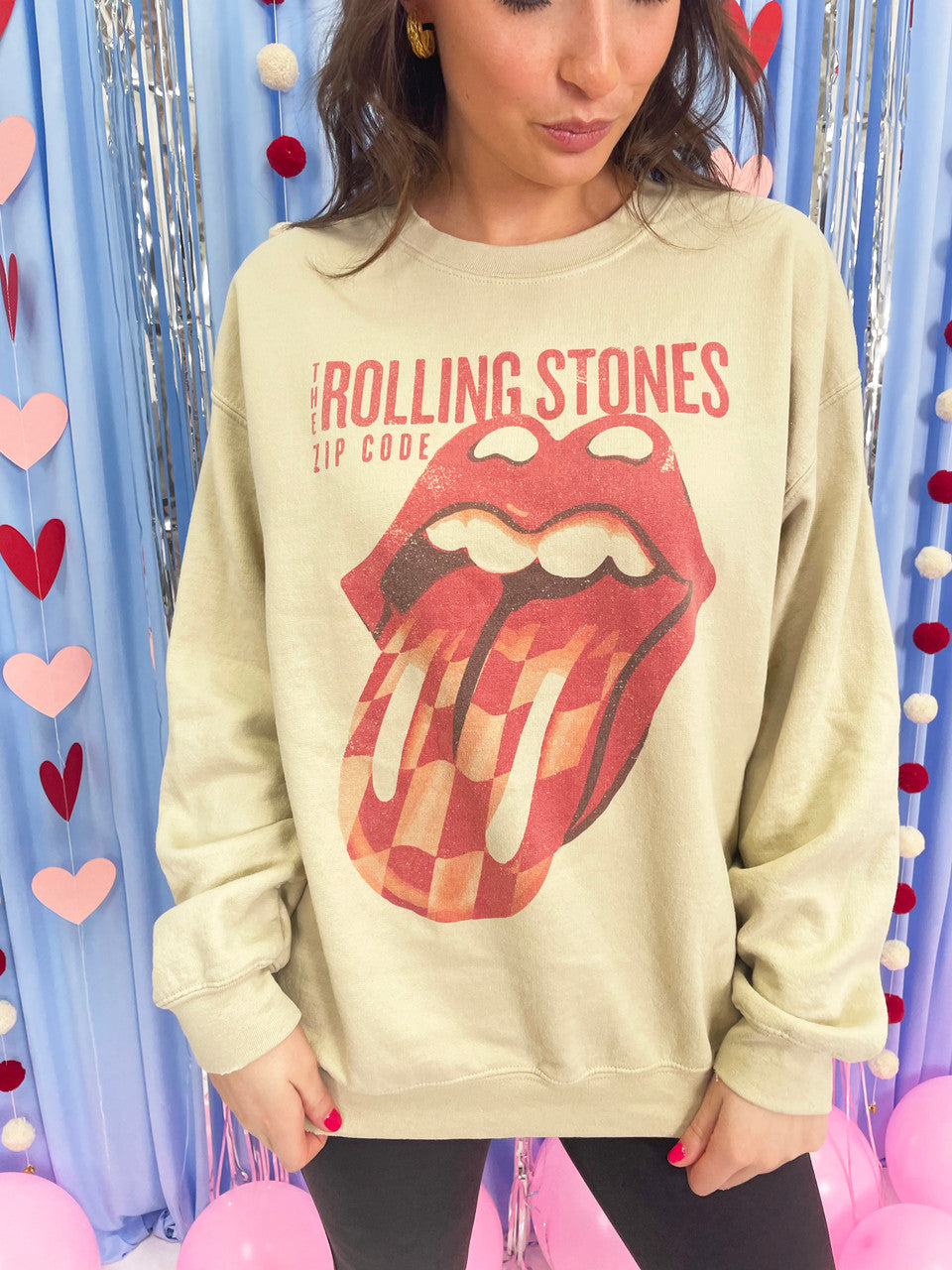 Rolling Stones Zip Code Sweatshirt