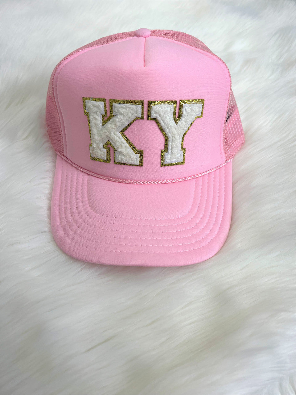 Chenille State Light Pink Cap