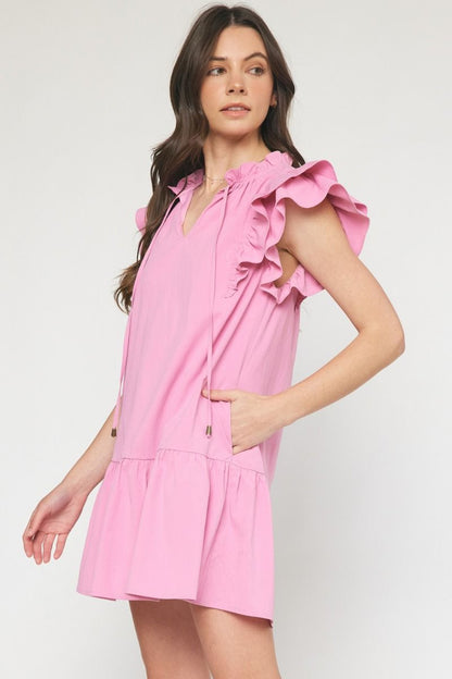 Crack The Code Pink Dress