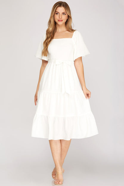 Dreaming Of Sunny Days Off White Dress