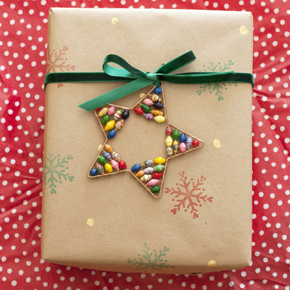 Star Paper Bead Ornament
