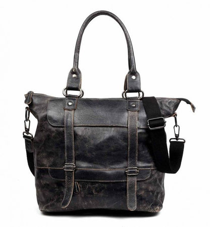 Big Fork Black Lux Rustic Handbag