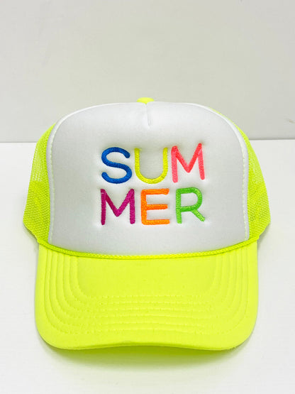 Neon Summer Cap