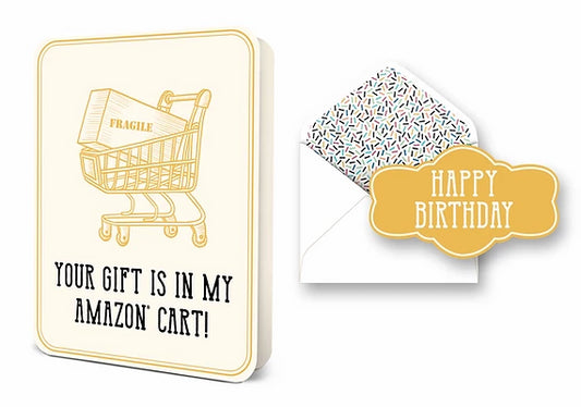 Your Gift Is In My Amazon Cart Card Set