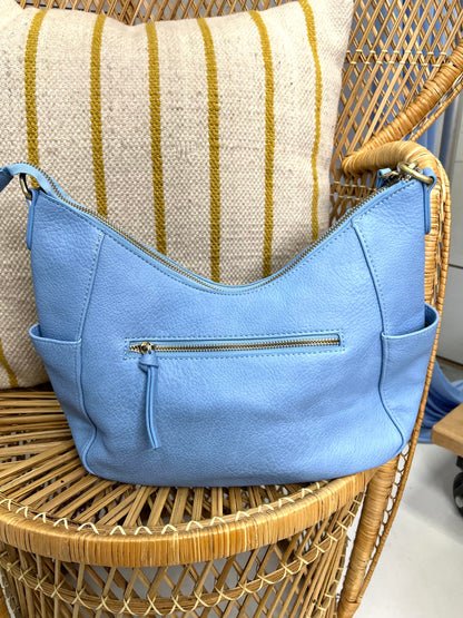 Trish Sky Blue Convertible Hobo Bag